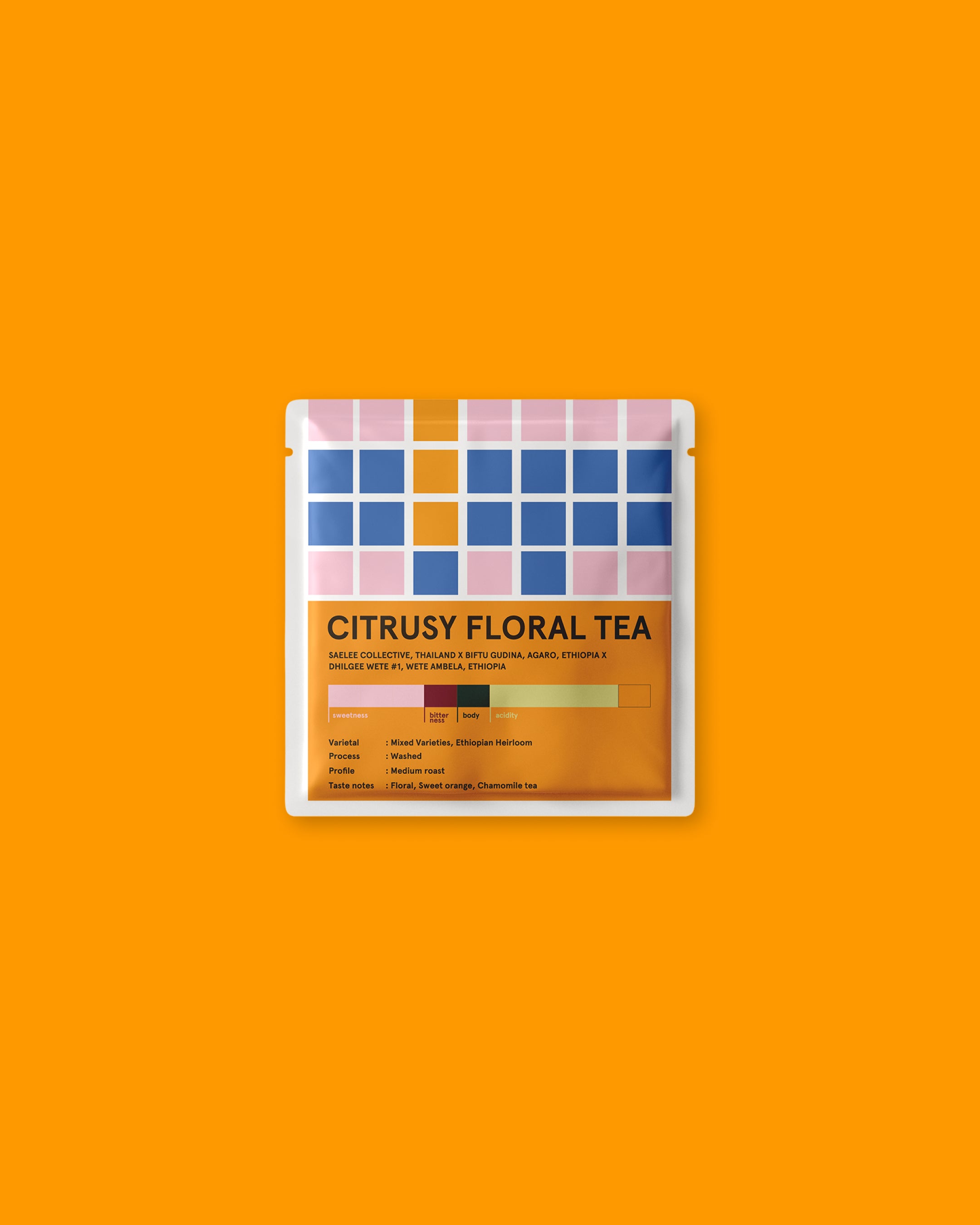 Citrusy Floral Tea Drip Bag