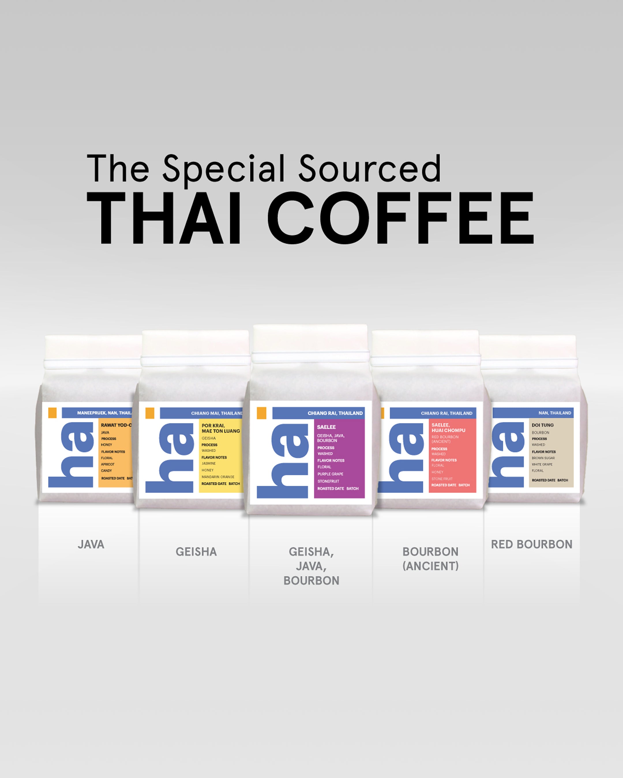 Thai Special Sourced Thai Coffee pack (100g./each)