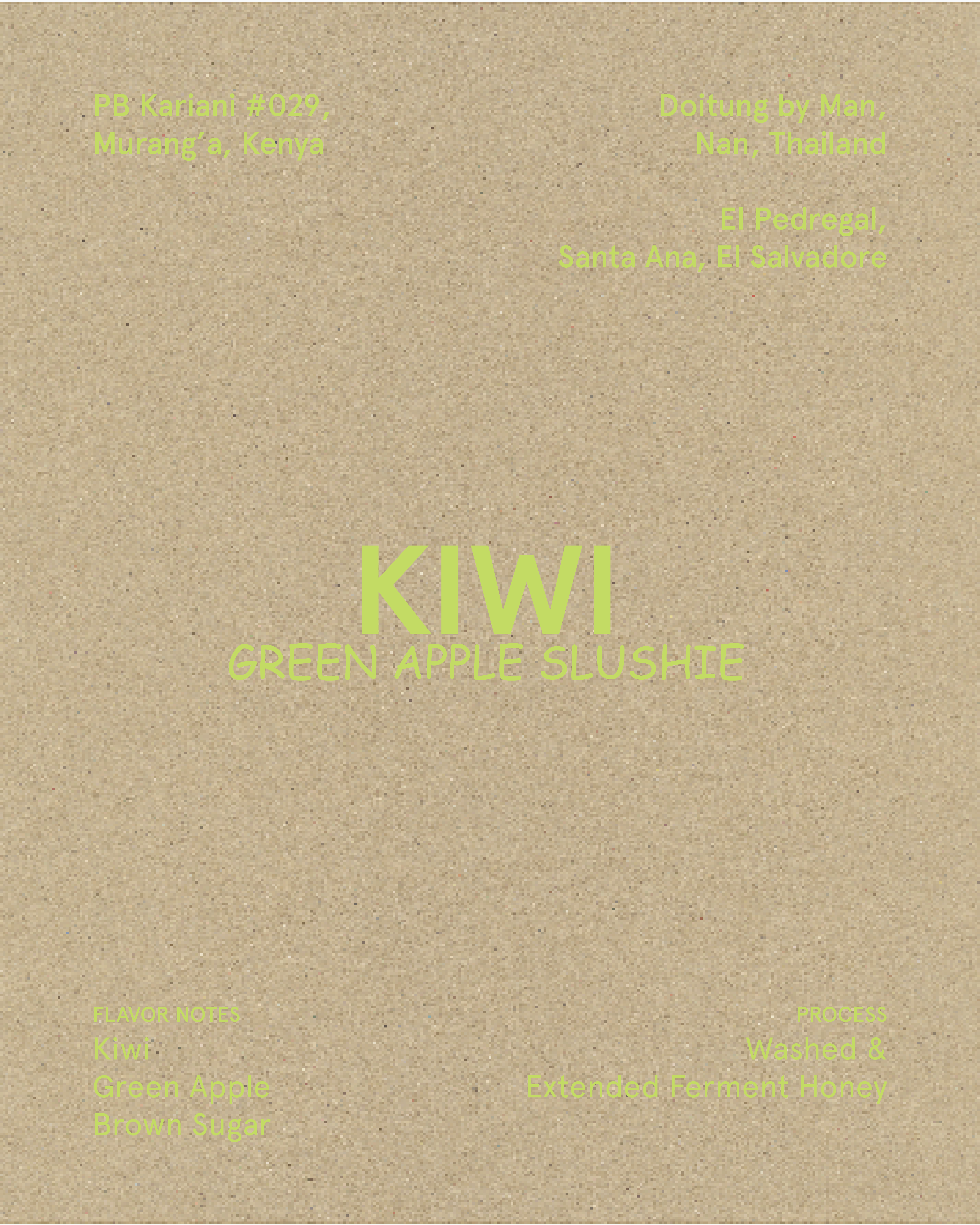 Kiwi Green Apple Slushie