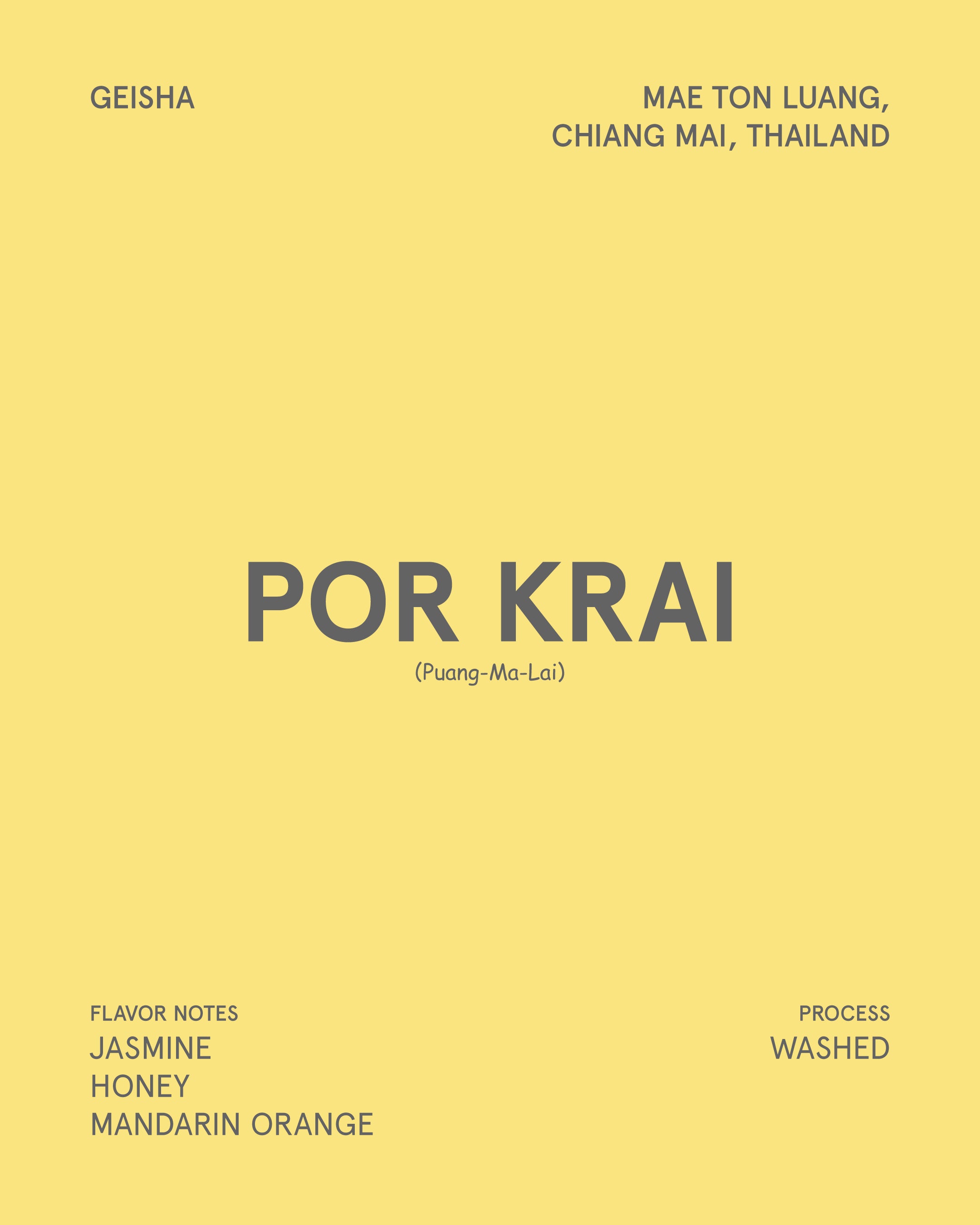 Por Krai (Geisha) Thailand